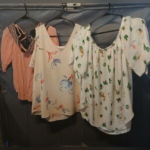 3 Women's Tops Set